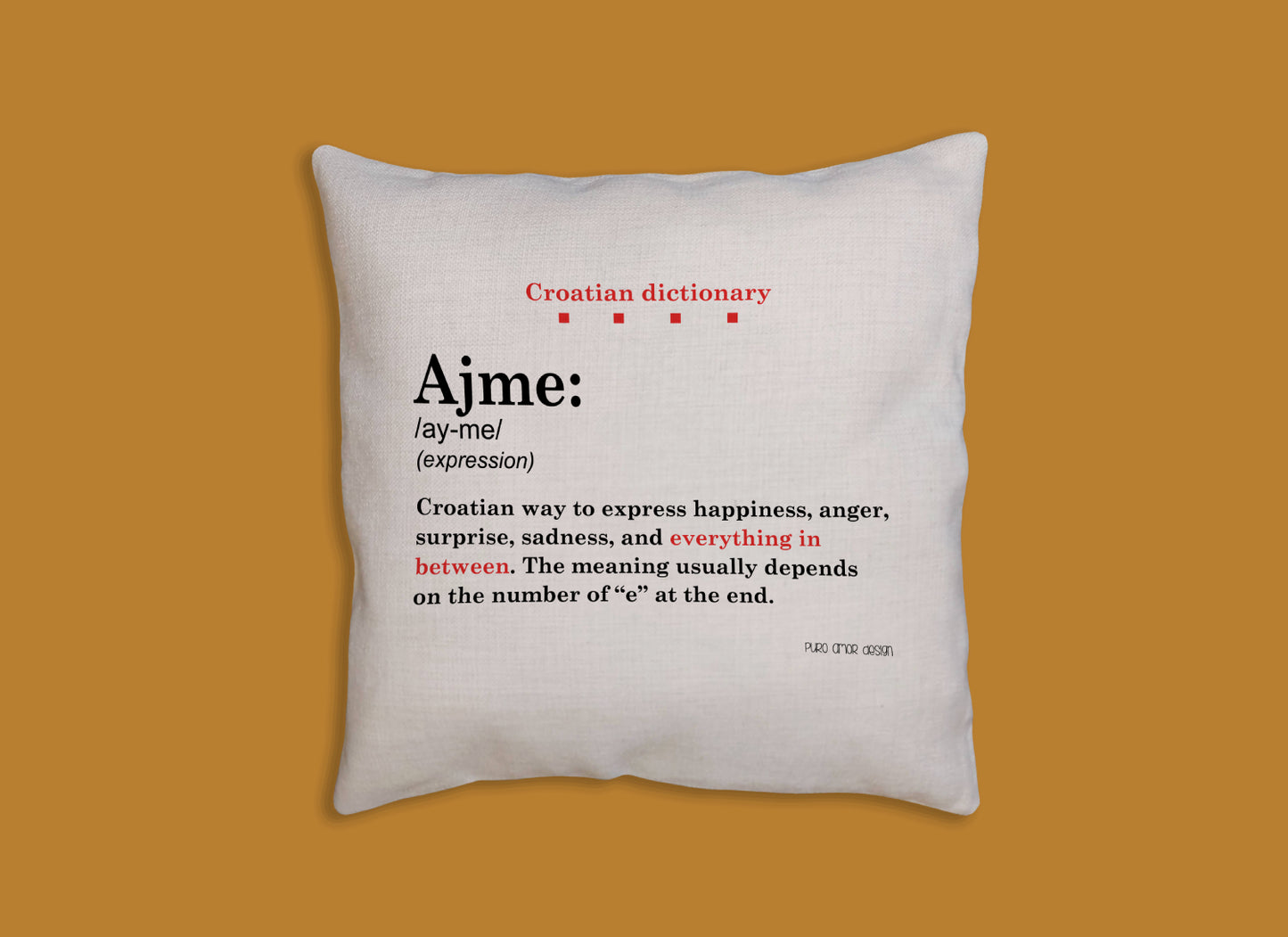 Jastučnica - Croatian dictionary - Ajme