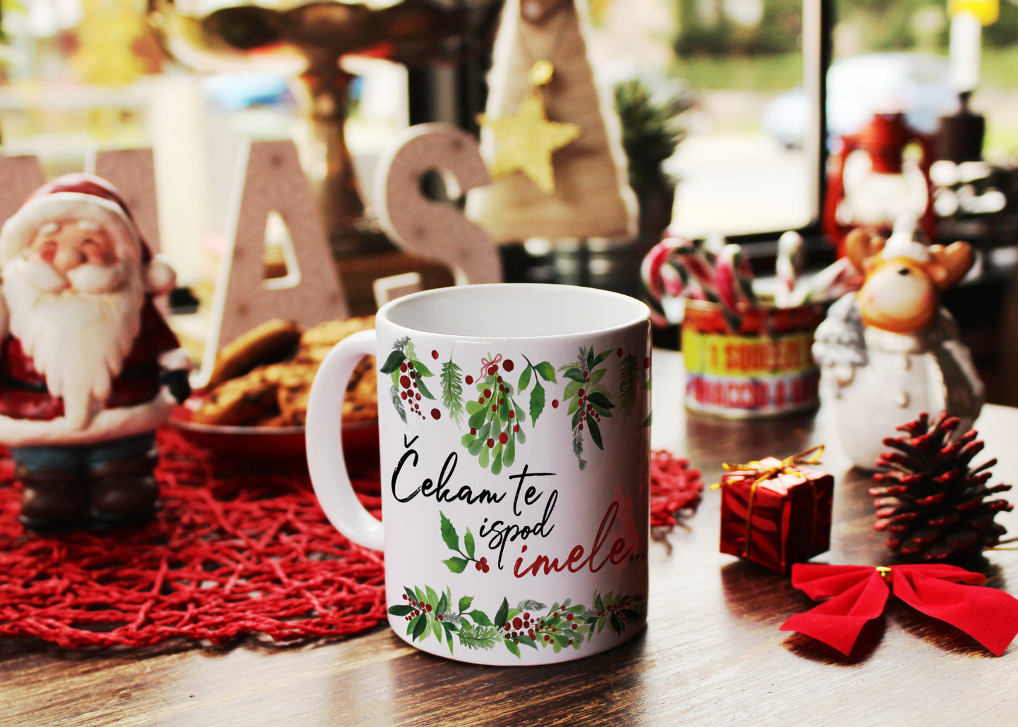 Šalica - Čekam te ispod imele