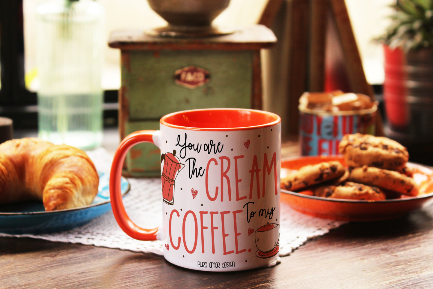 Šalica - Cream and coffee