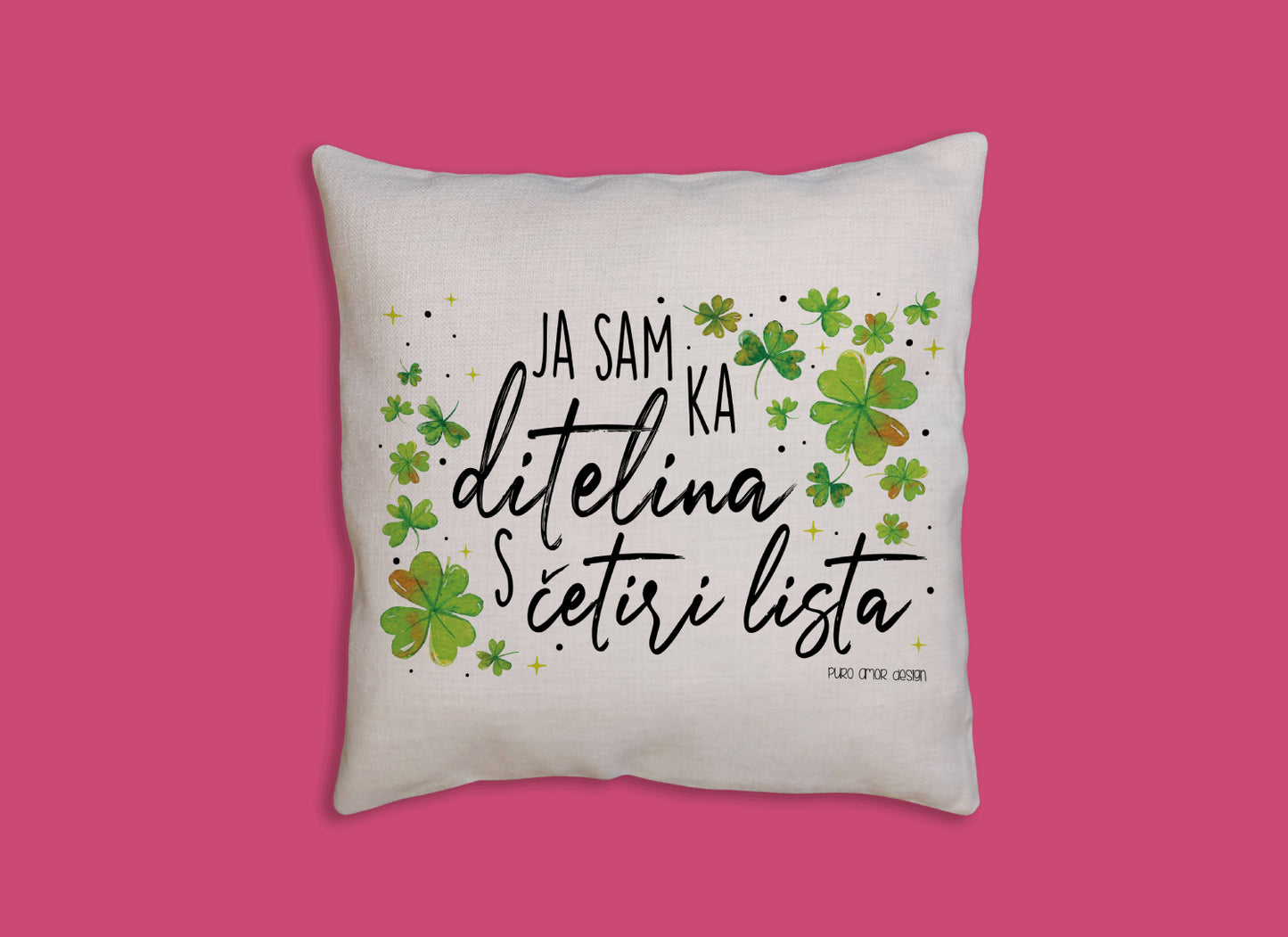 Jastučnica - Ditelina s četiri lista