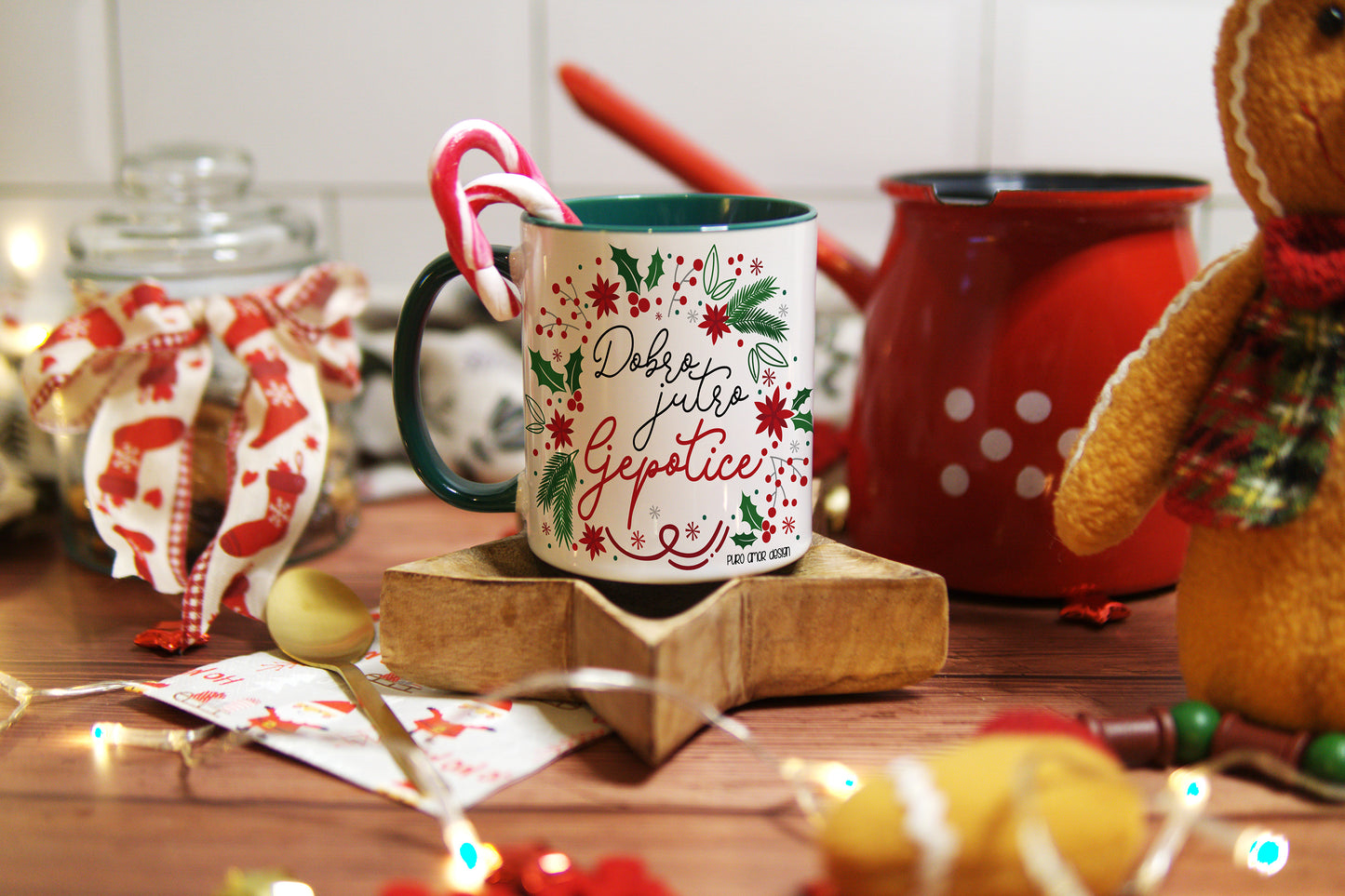 Šalica - Dobro jutro ljepotice (božićna)