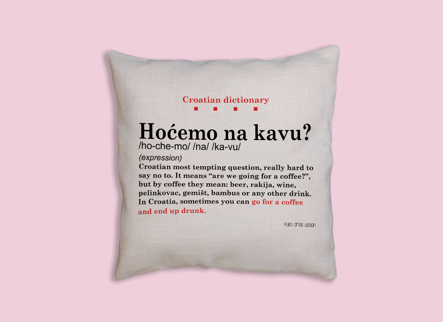 Jastučnica - Croatian dictionary - Hoćemo na kavu?