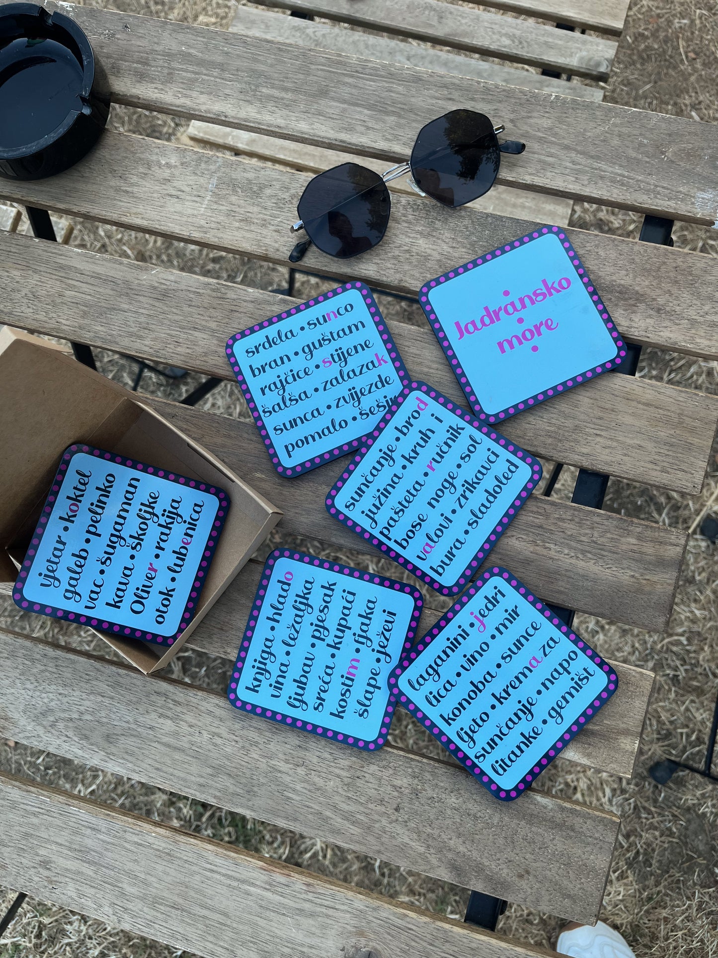 Set x6 podmetača - Jadransko more