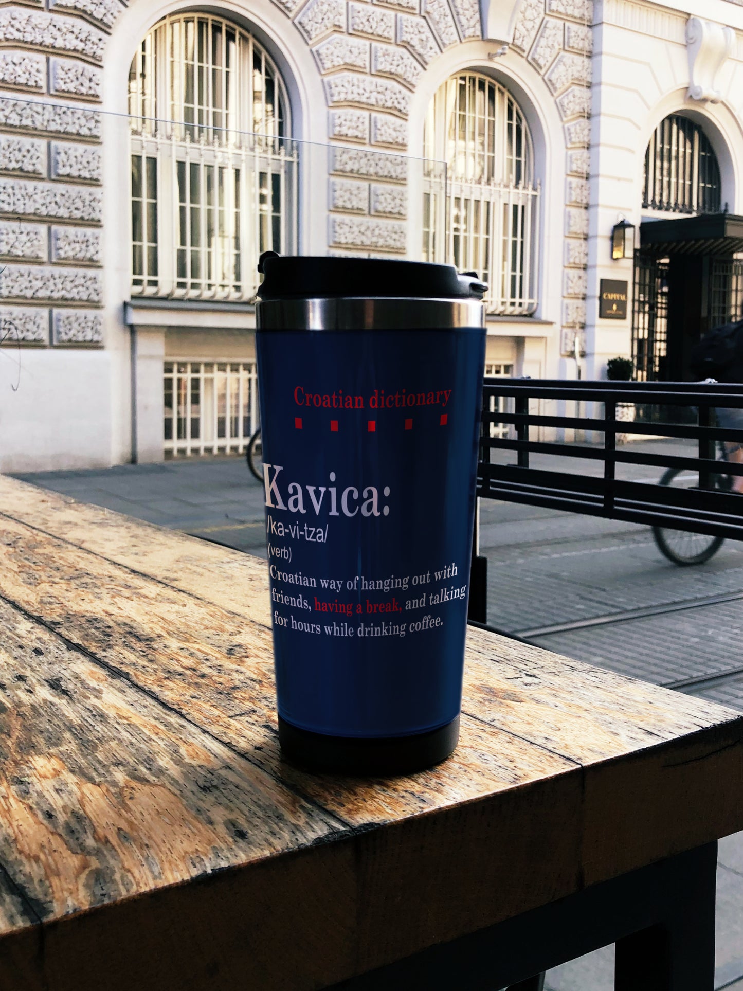 Termosica - Croatian dictionary - Kavica (plava)