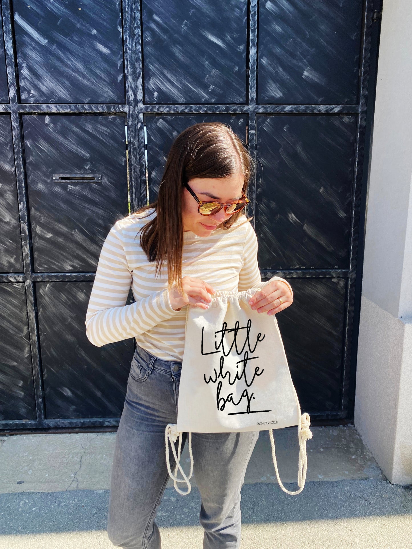 Ruksak - Little white bag