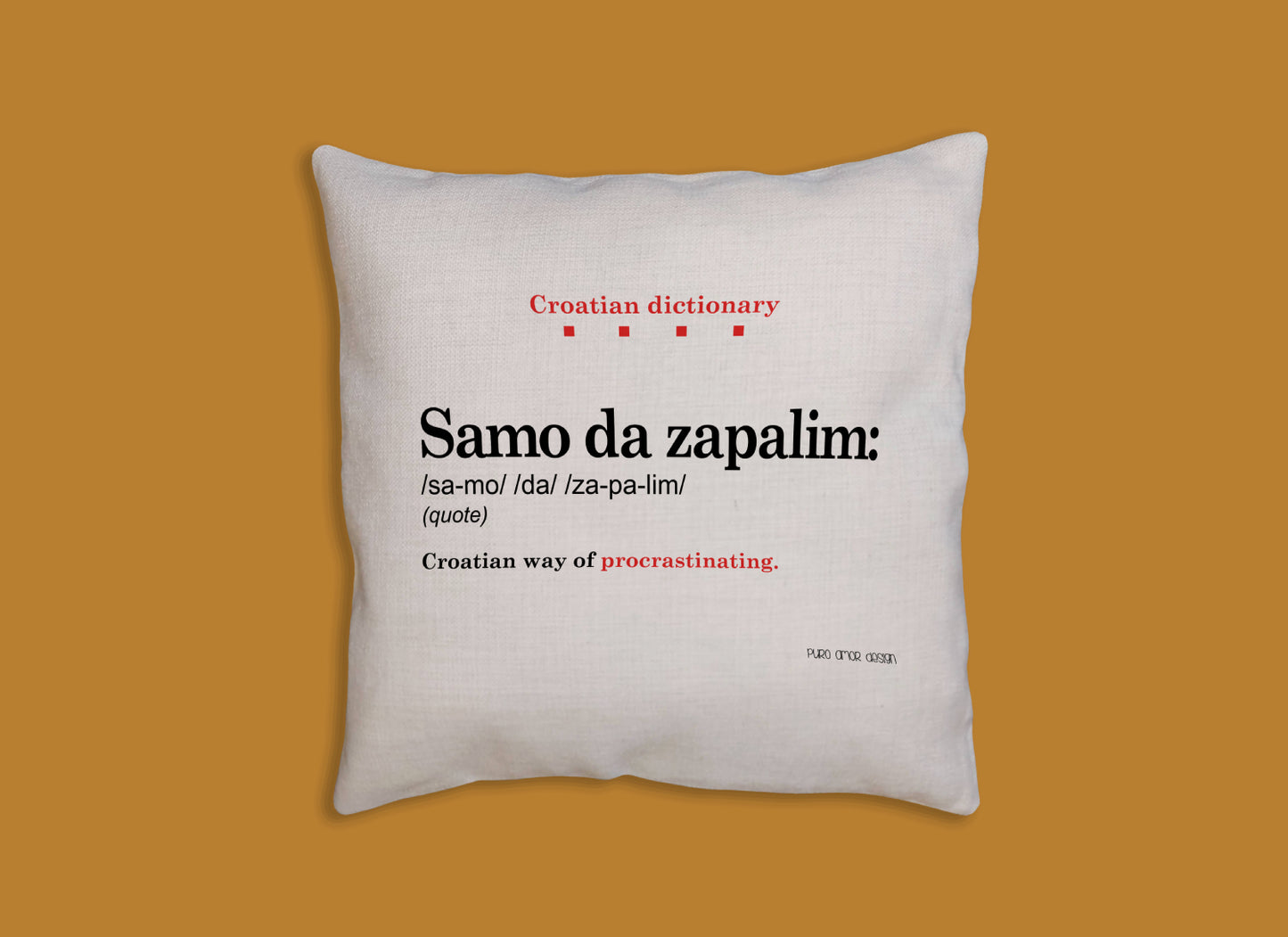 Jastučnica - Croatian dictionary - Samo da zapalim