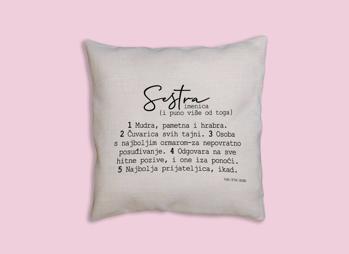 Jastučnica - Sestra (imenica)