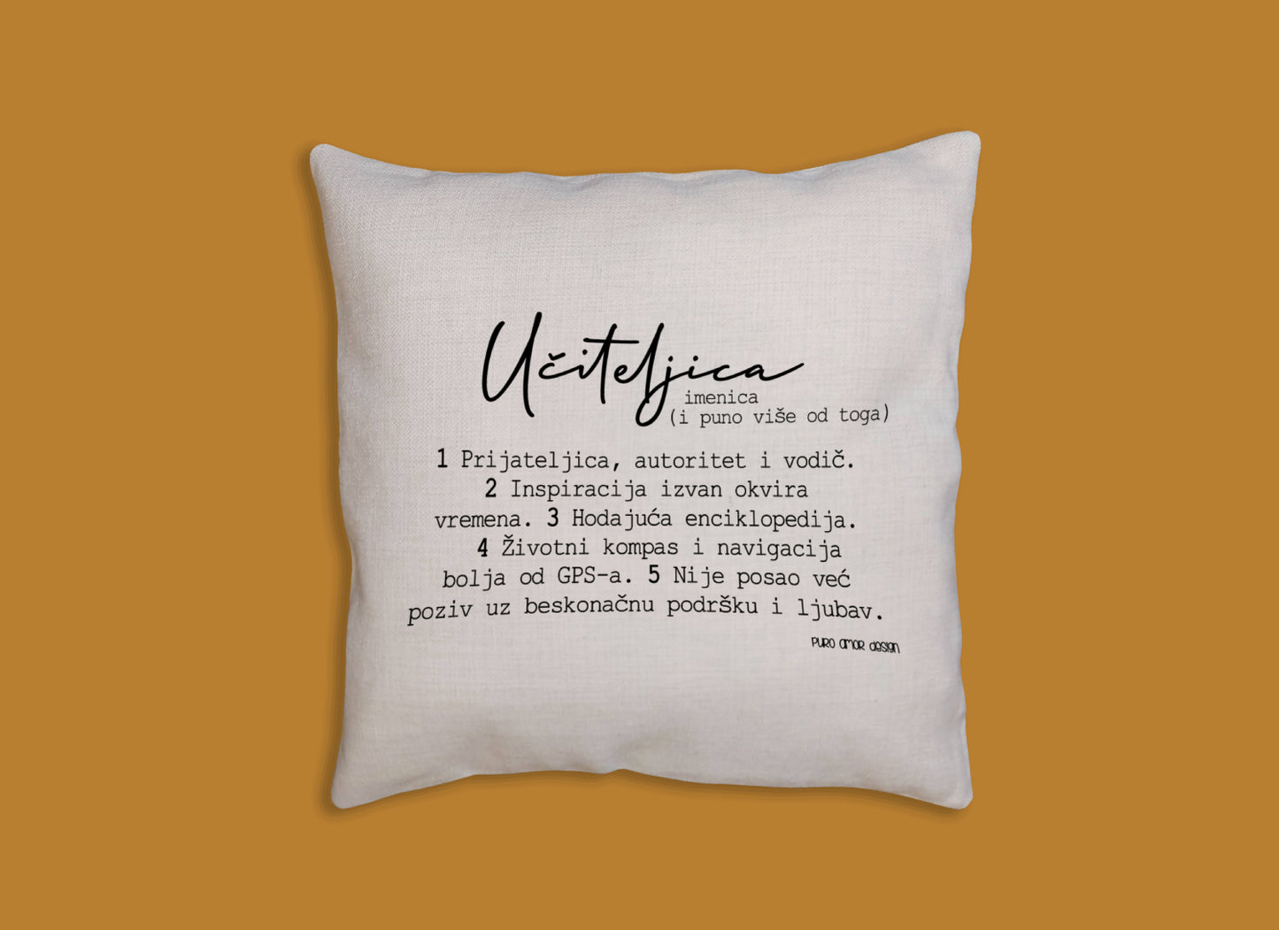 Jastučnica - Učiteljica (imenica)
