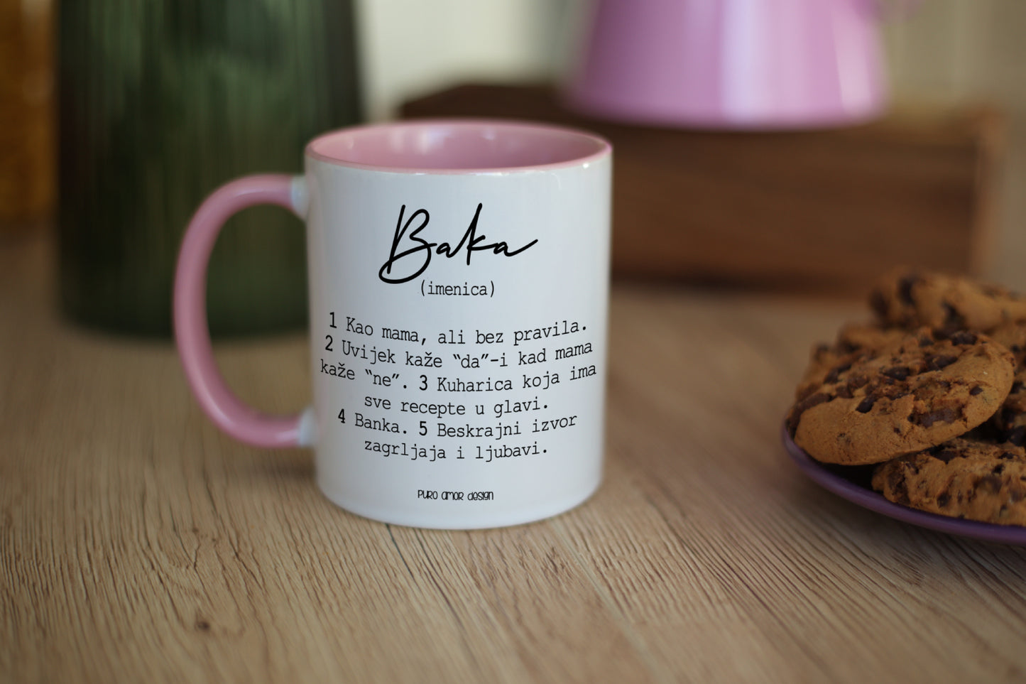 Šalica - Baka (imenica)