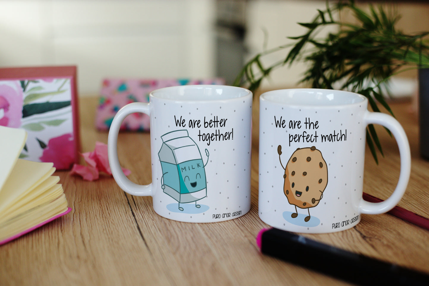 Set šalica - Better together (Cookie&milk)
