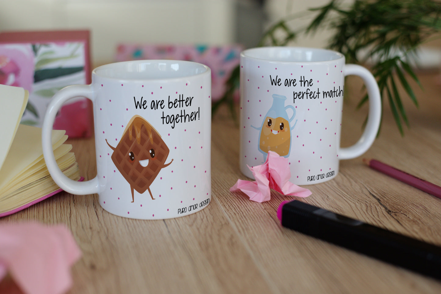 Set šalica - Better together (Waffle&honey)