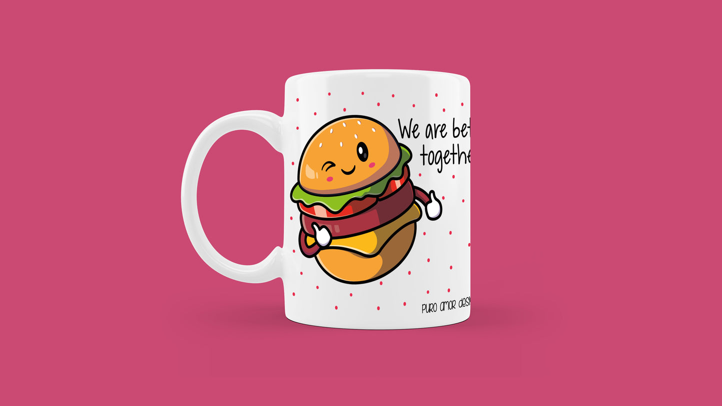 Set šalica - Better together (Burger&fries)
