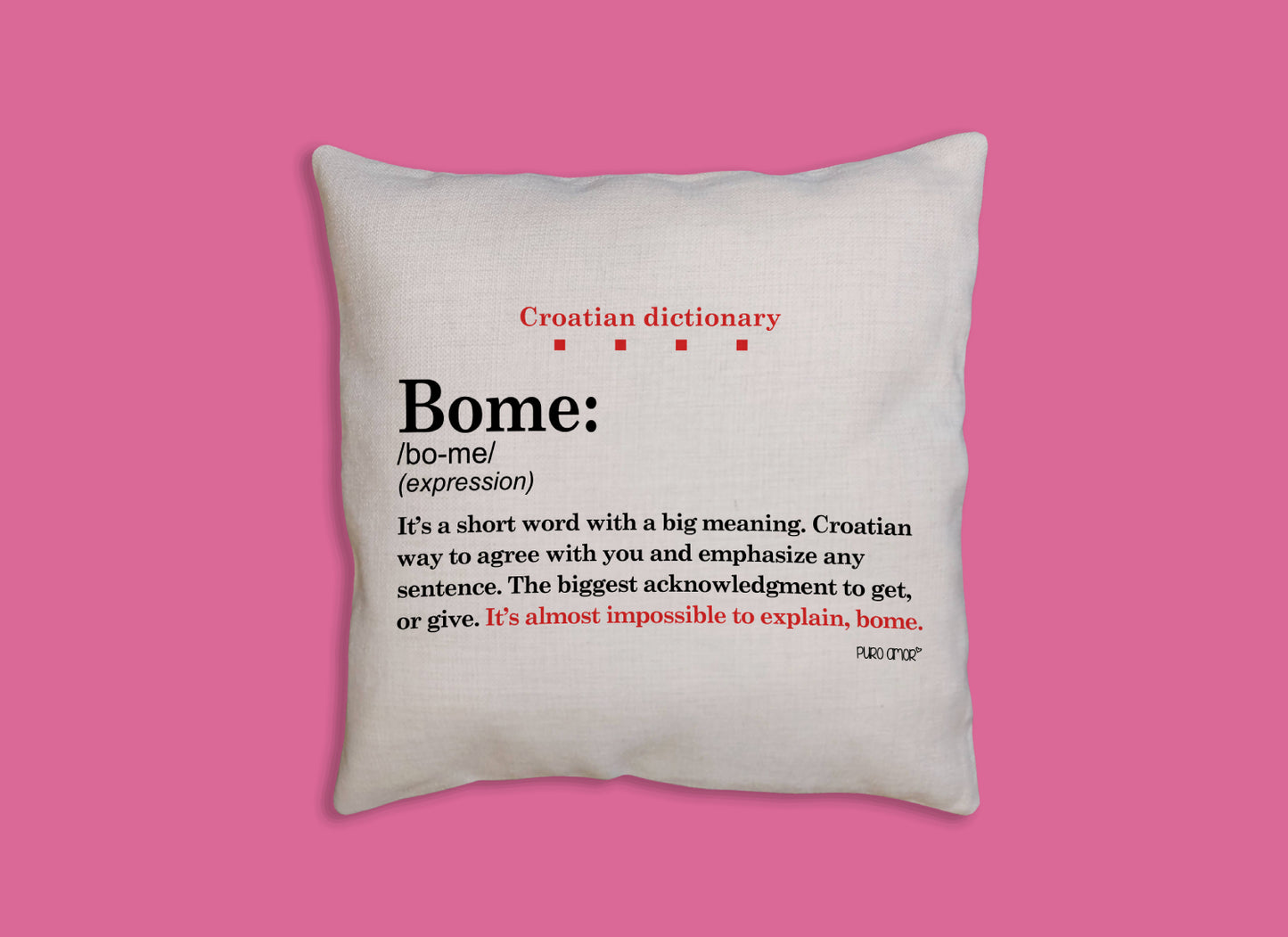 Jastučnica - Croatian dictionary - Bome
