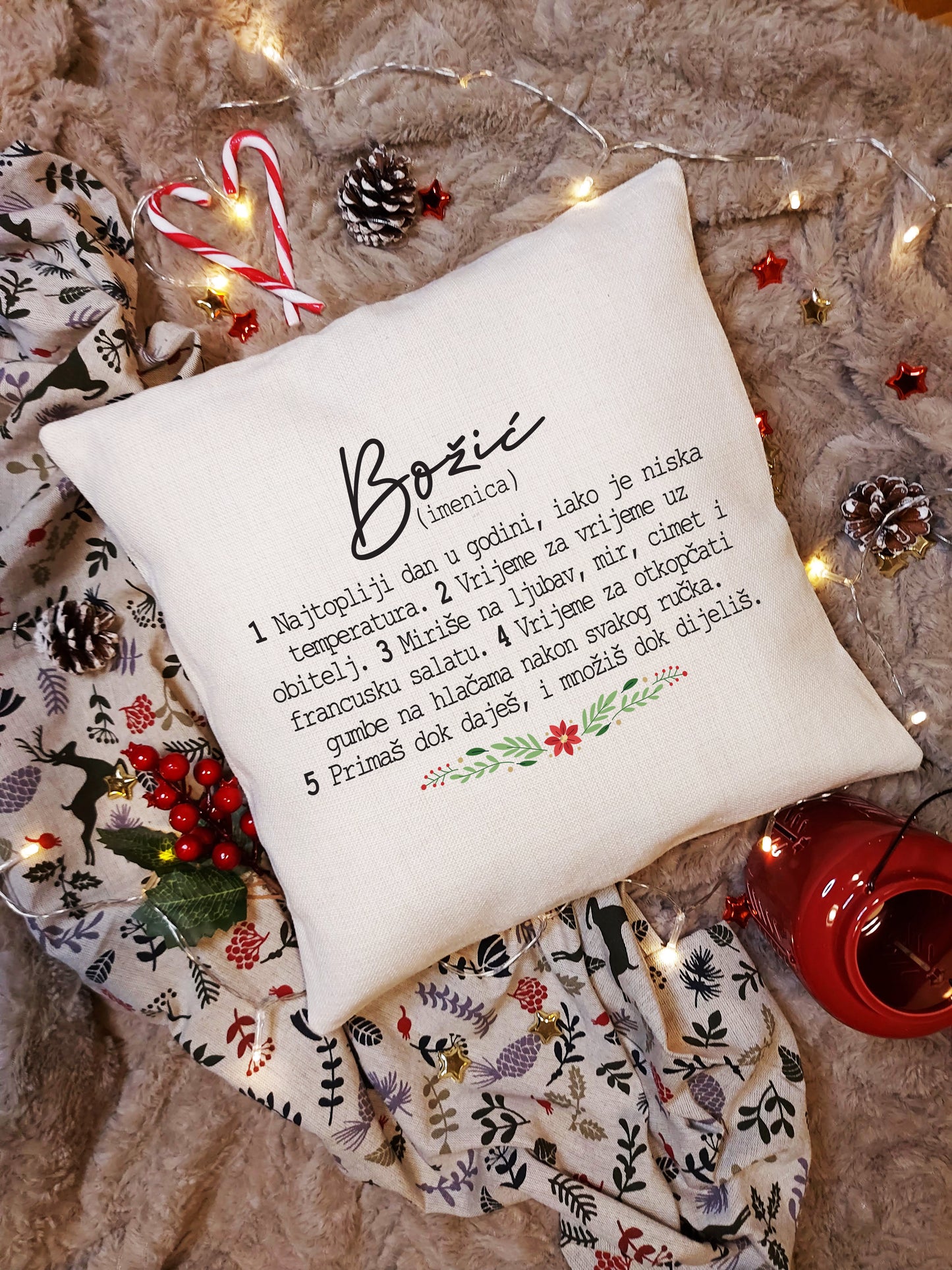 Jastučnica - Božić (imenica)