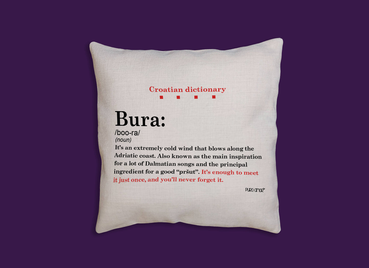 Jastučnica - Croatian dictionary - Bura