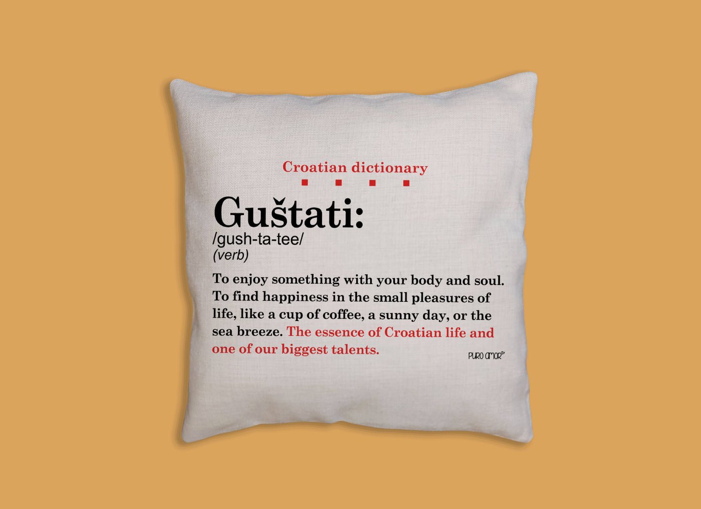 Jastučnica - Croatian dictionary - Guštati