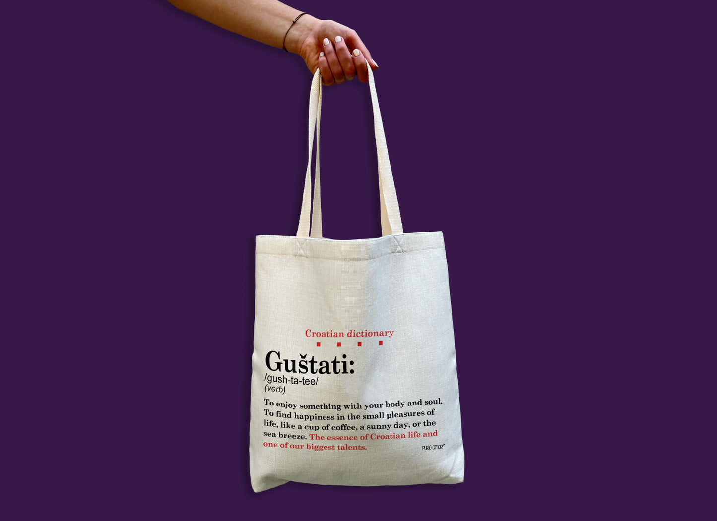 Torba - Croatian dictionary - Guštati