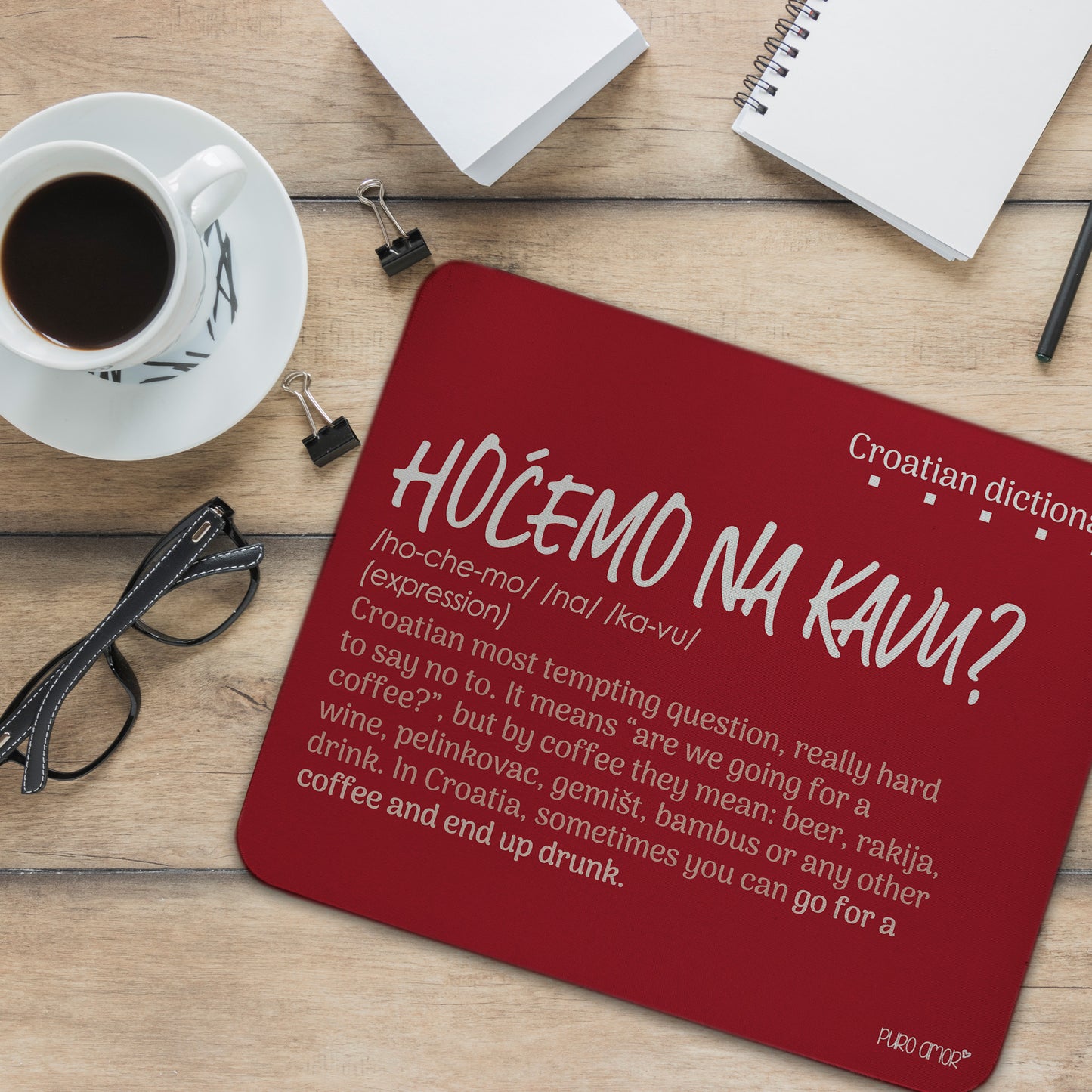 Podloga za miš - Croatian dictionary - Hoćemo na kavu