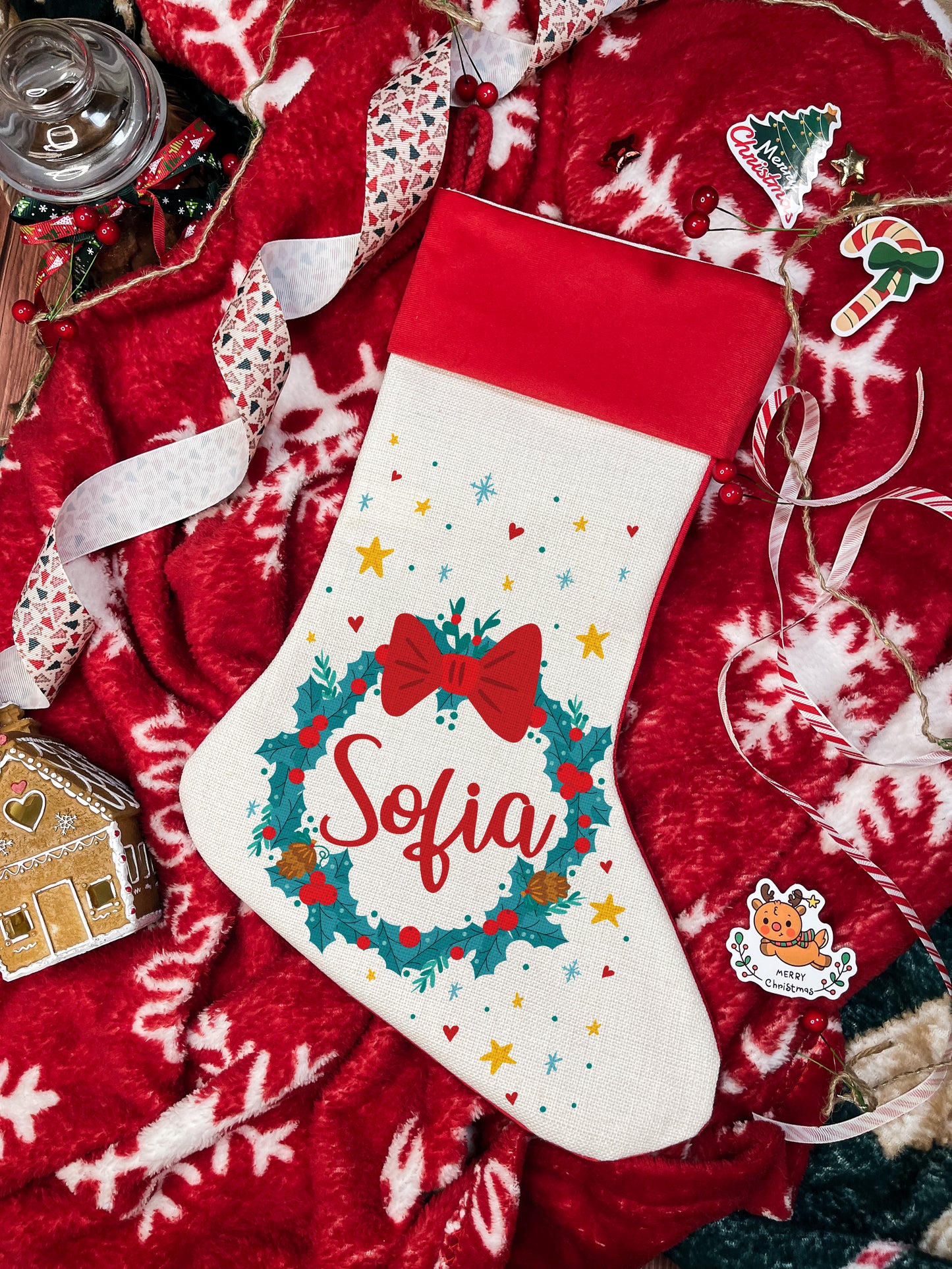 Božićna čizma - Personalizirana 4