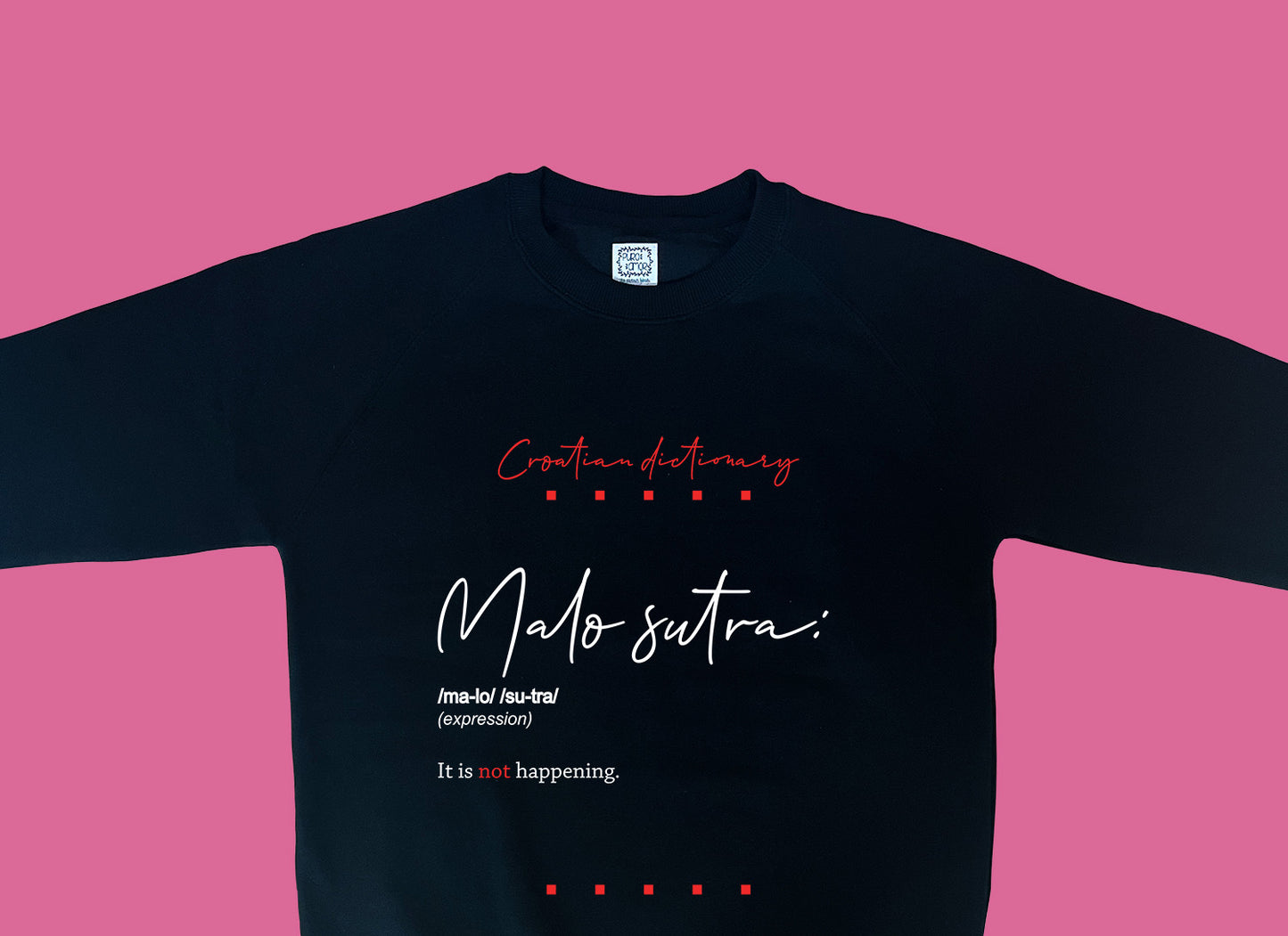 Sweatshirt - Croatian dictionary - Malo sutra