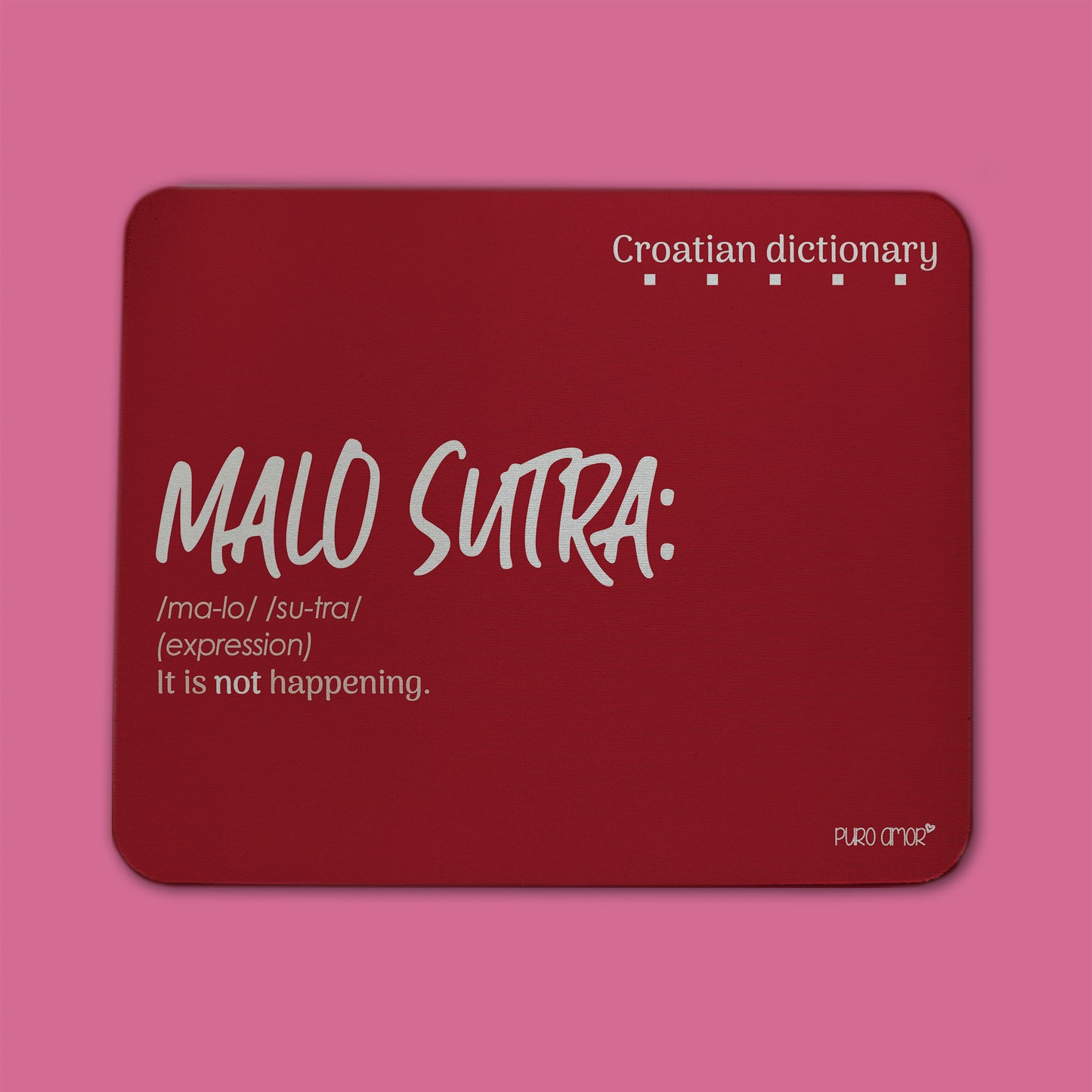 Podloga za miš - Croatian dictionary - Malo sutra