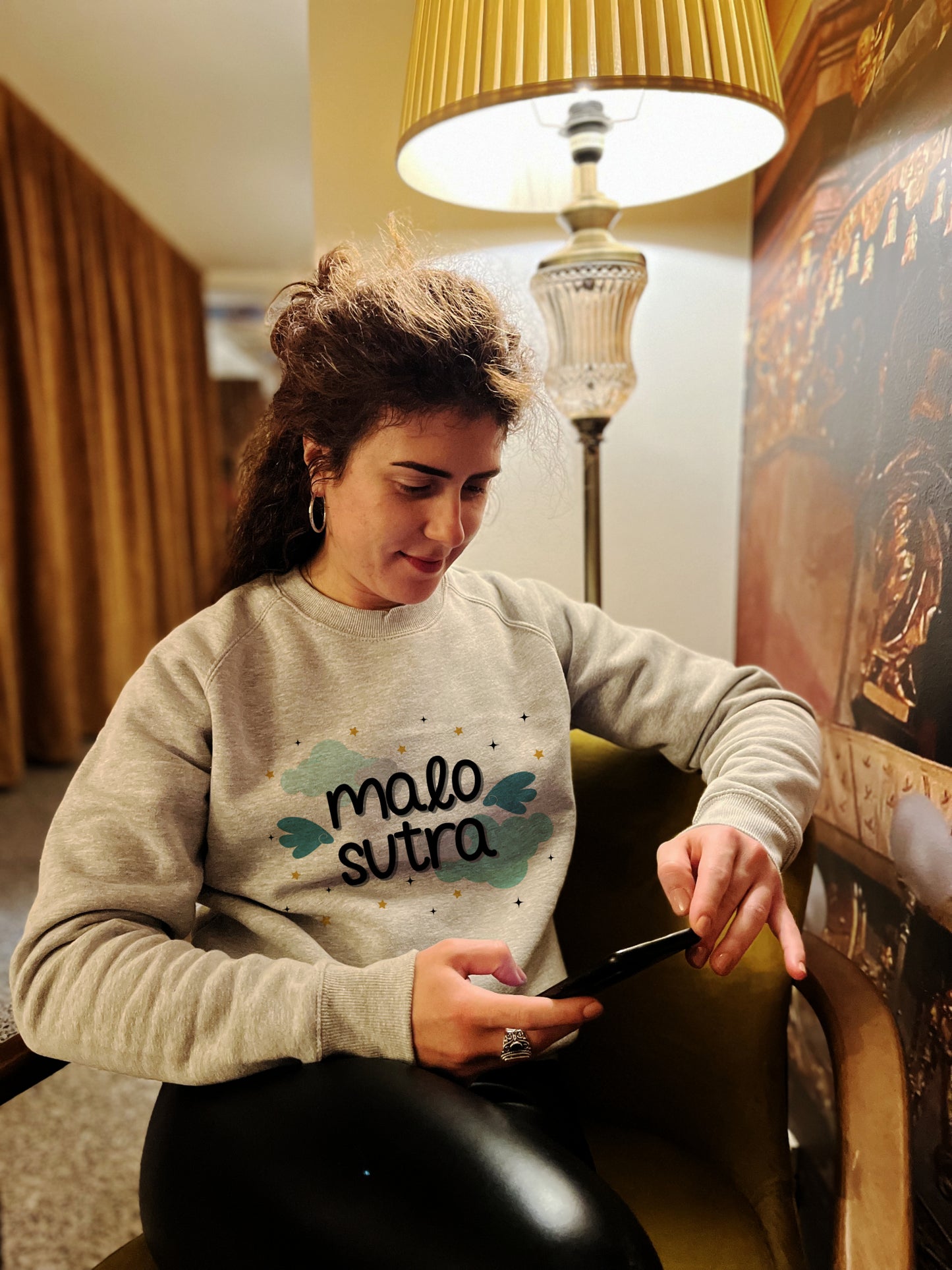 Sweatshirt - Malo sutra (oblaci)