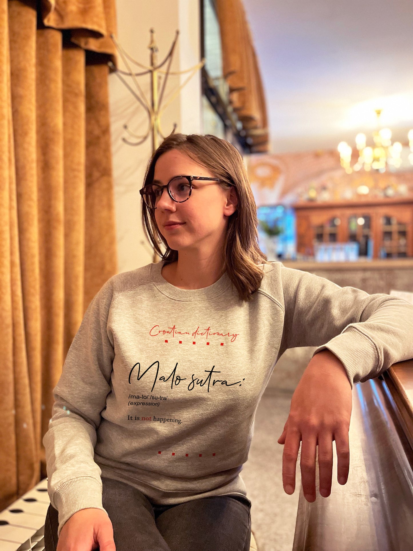 Sweatshirt - Croatian dictionary - Malo sutra