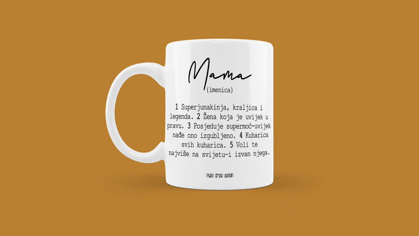 Šalica - Mama (imenica)