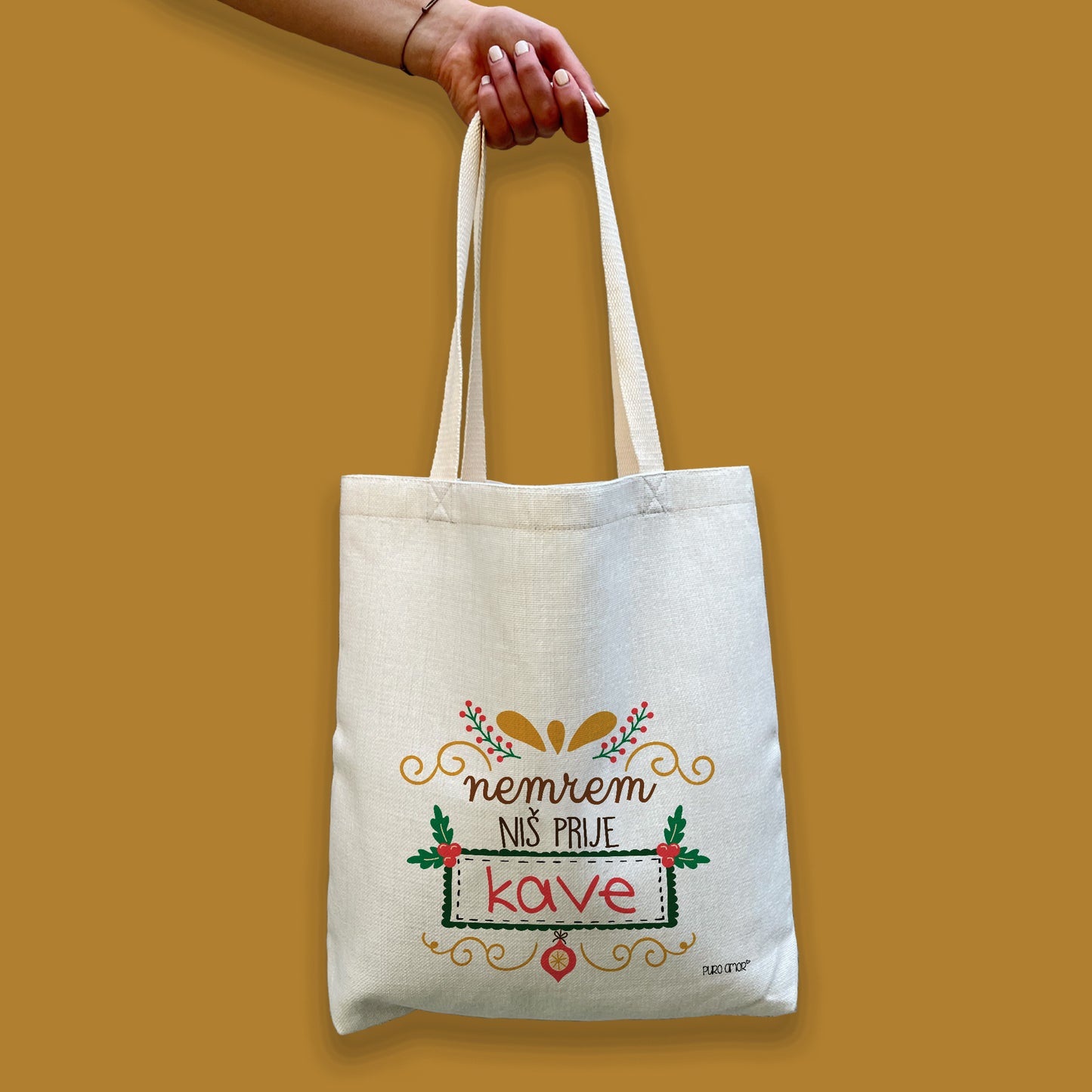 Torba - Nemrem niš prije kave (božićna)