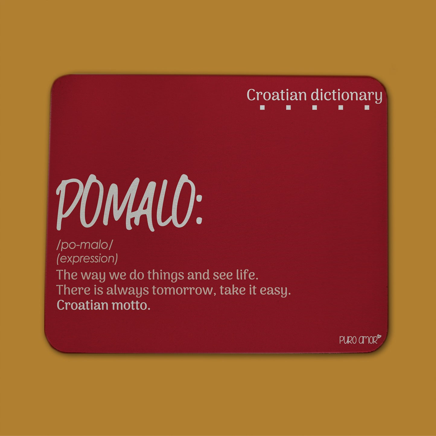 Podloga za miš - Croatian dictionary - Pomalo