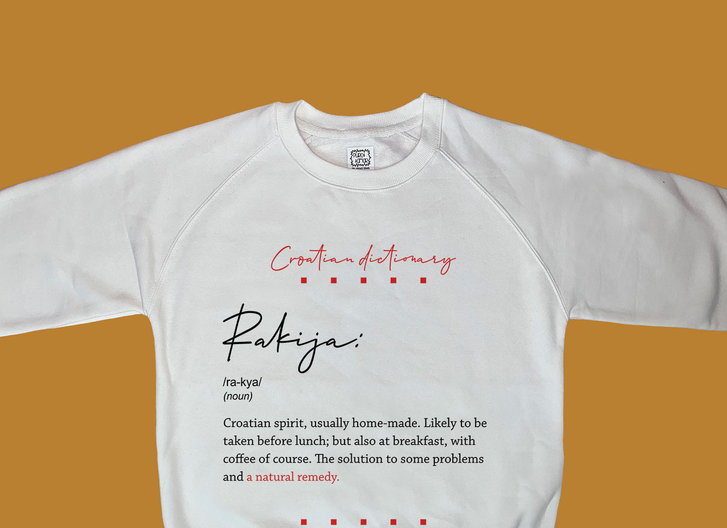 Sweatshirt - Croatian dictionary - Rakija