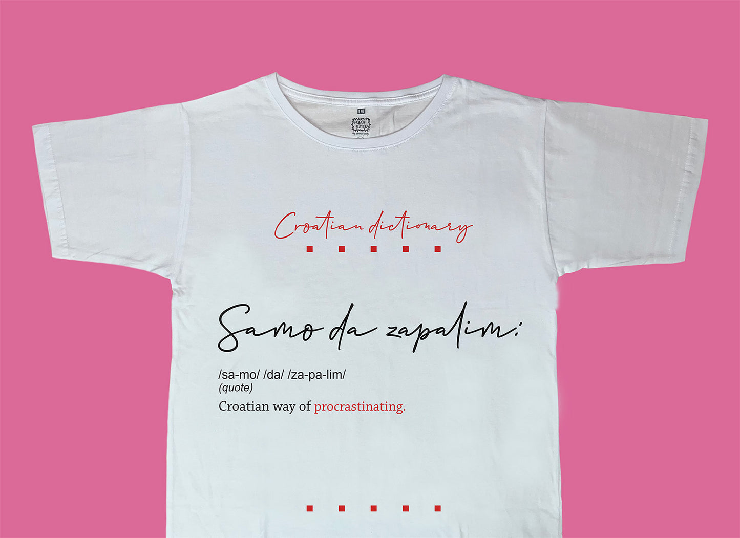Muška majica - Croatian dictionary - Samo da zapalim
