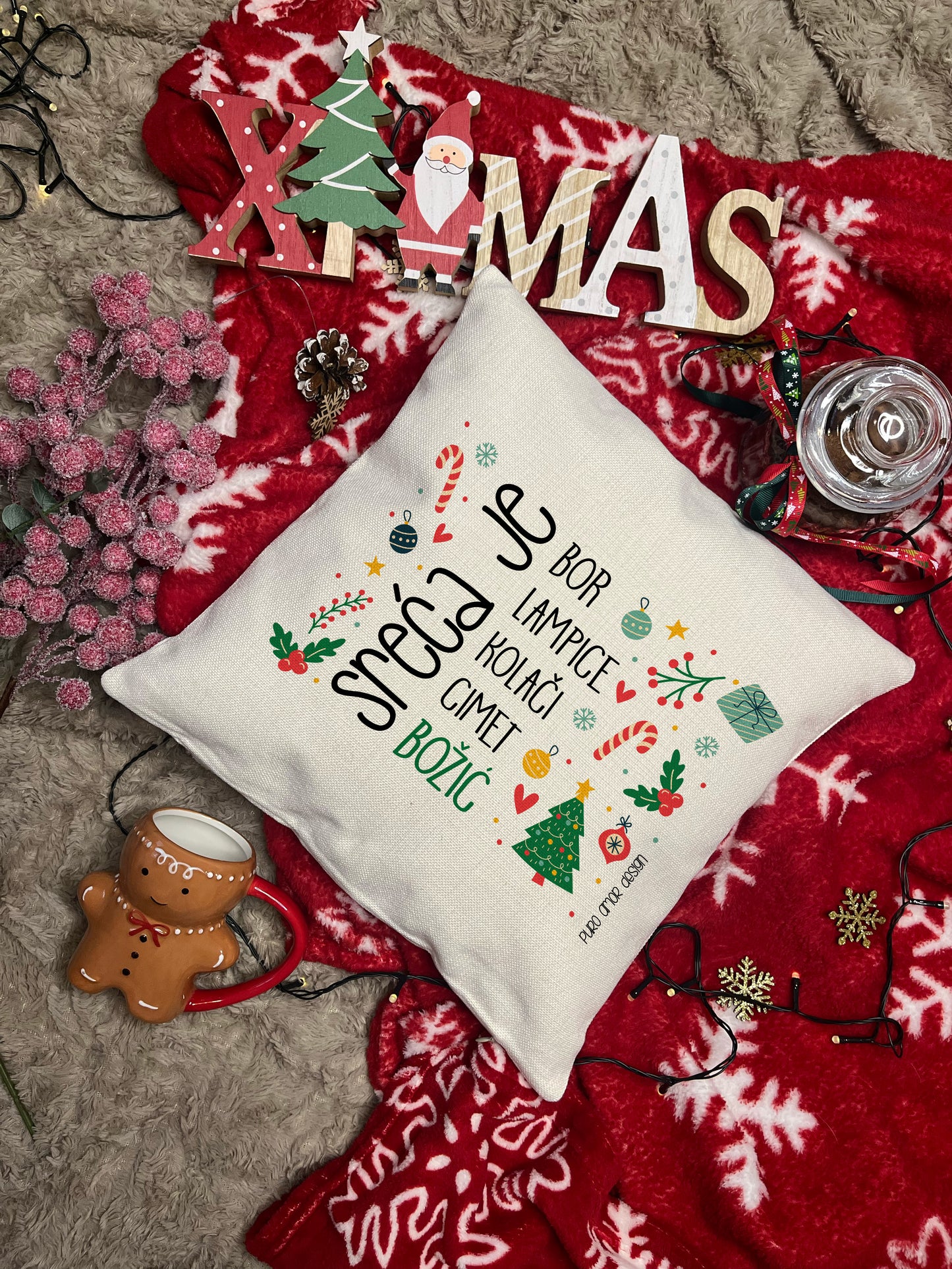 Jastučnica - Sreća je Božić