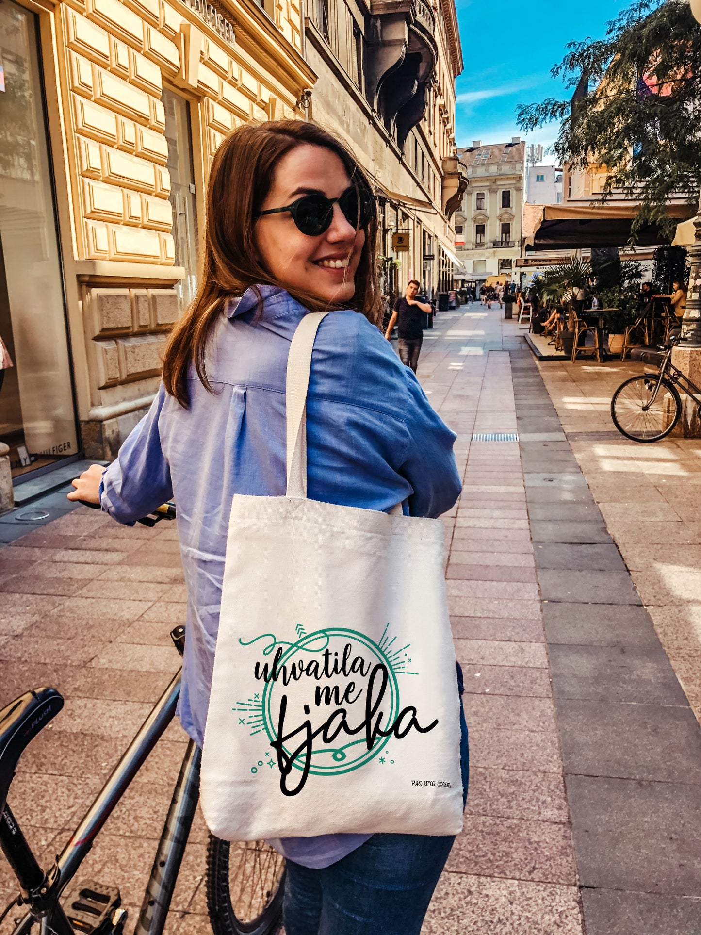 Torba - Uhvatila me fjaka