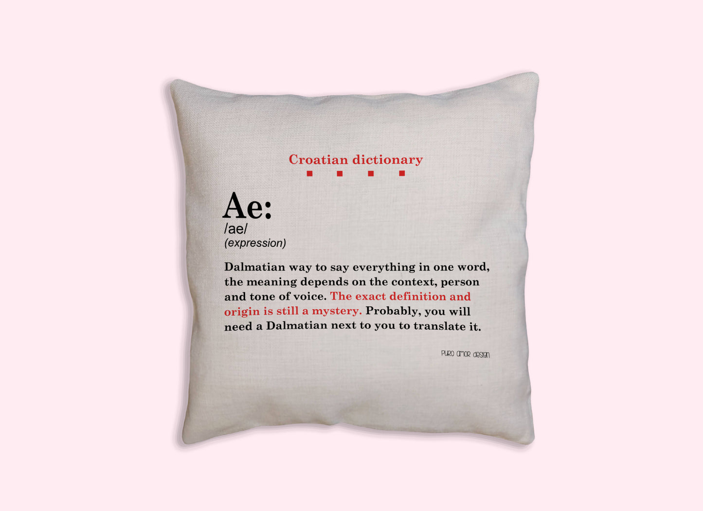 Jastučnica - Croatian dictionary - Ae