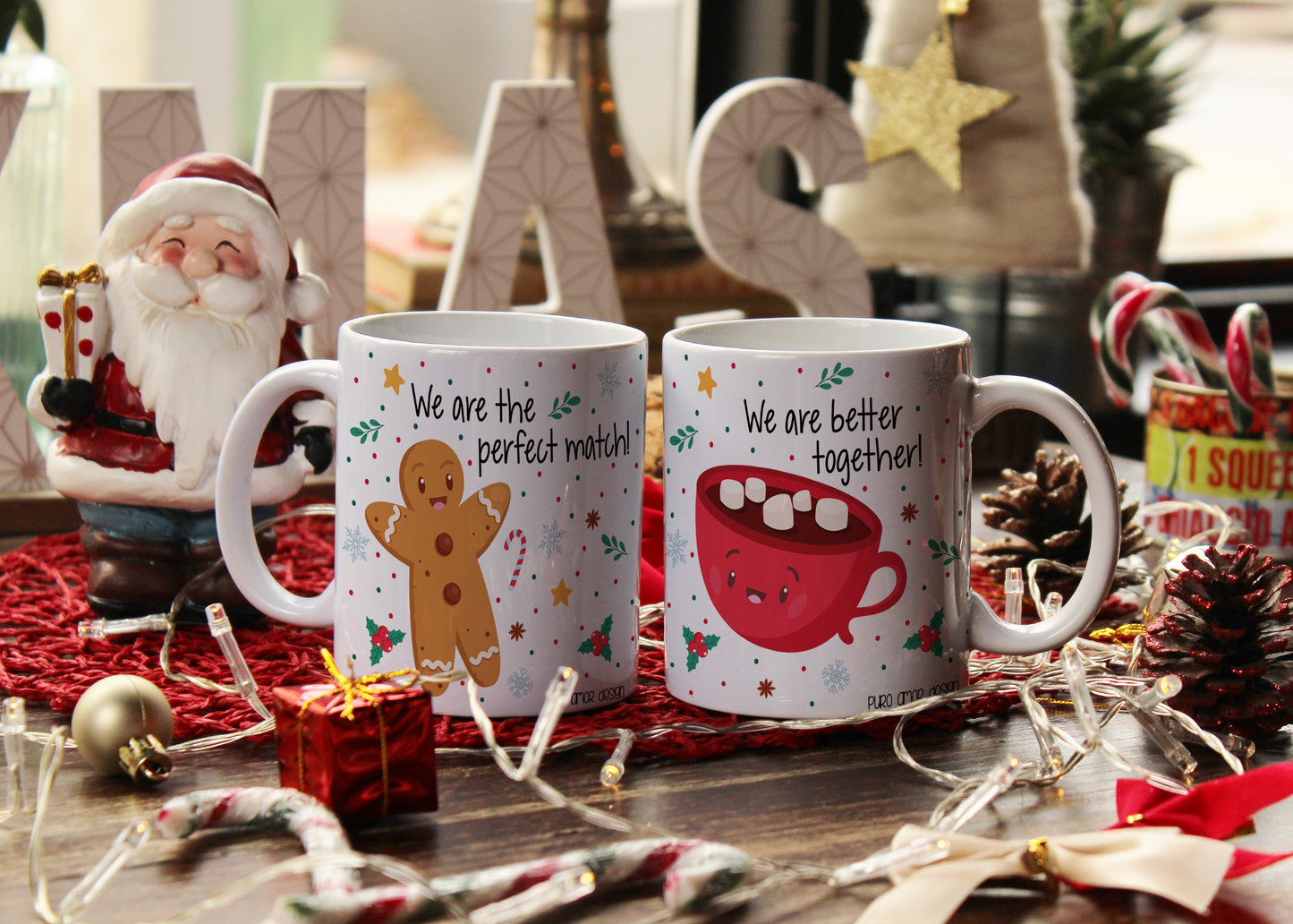 Set šalica - Better together (božićna)