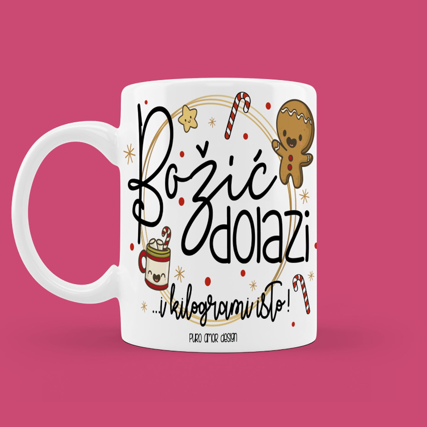 Šalica - Božić dolazi...i kilogrami isto