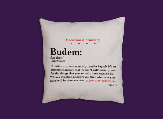Jastučnica - Croatian dictionary - Budem