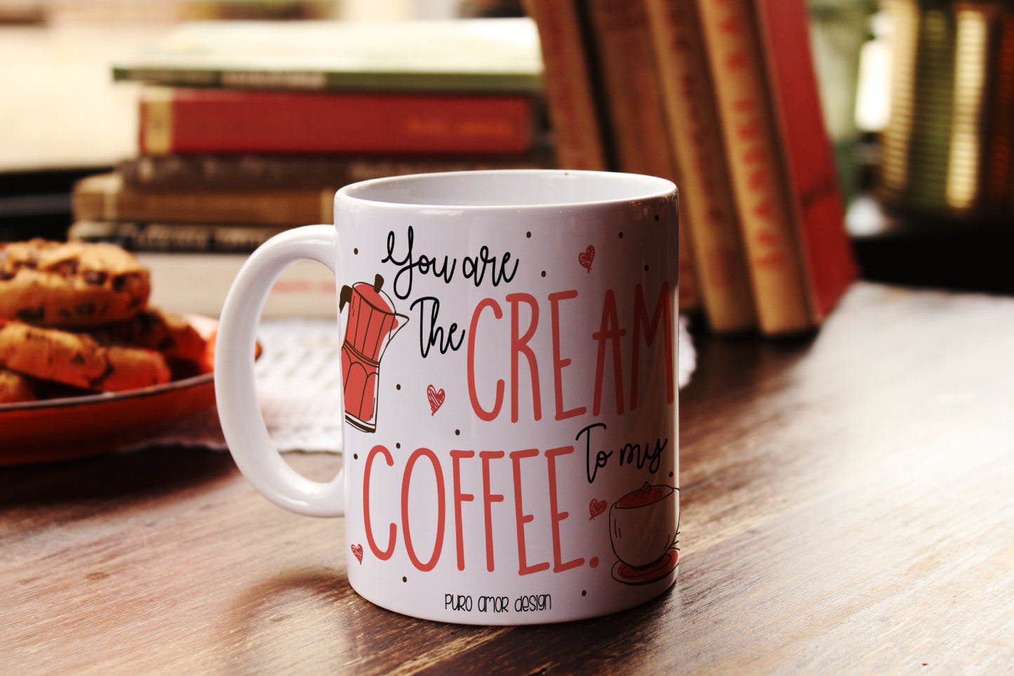Šalica - Cream and coffee