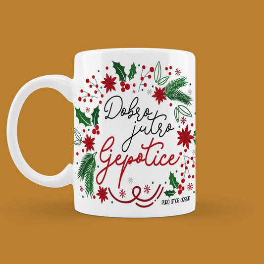 Šalica - Dobro jutro ljepotice (božićna)