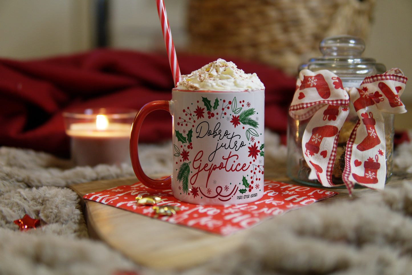 Šalica - Dobro jutro ljepotice (božićna)