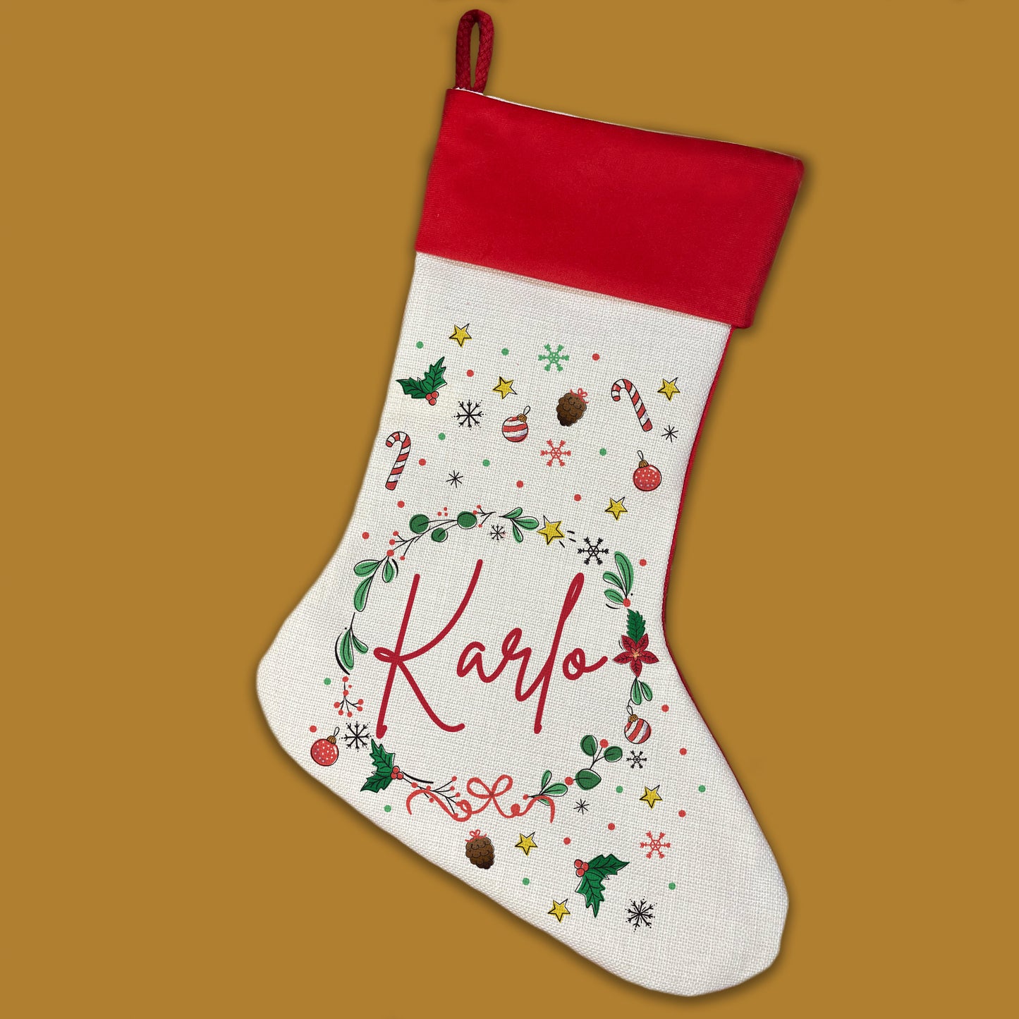 Božićna čizma - Personalizirana 3
