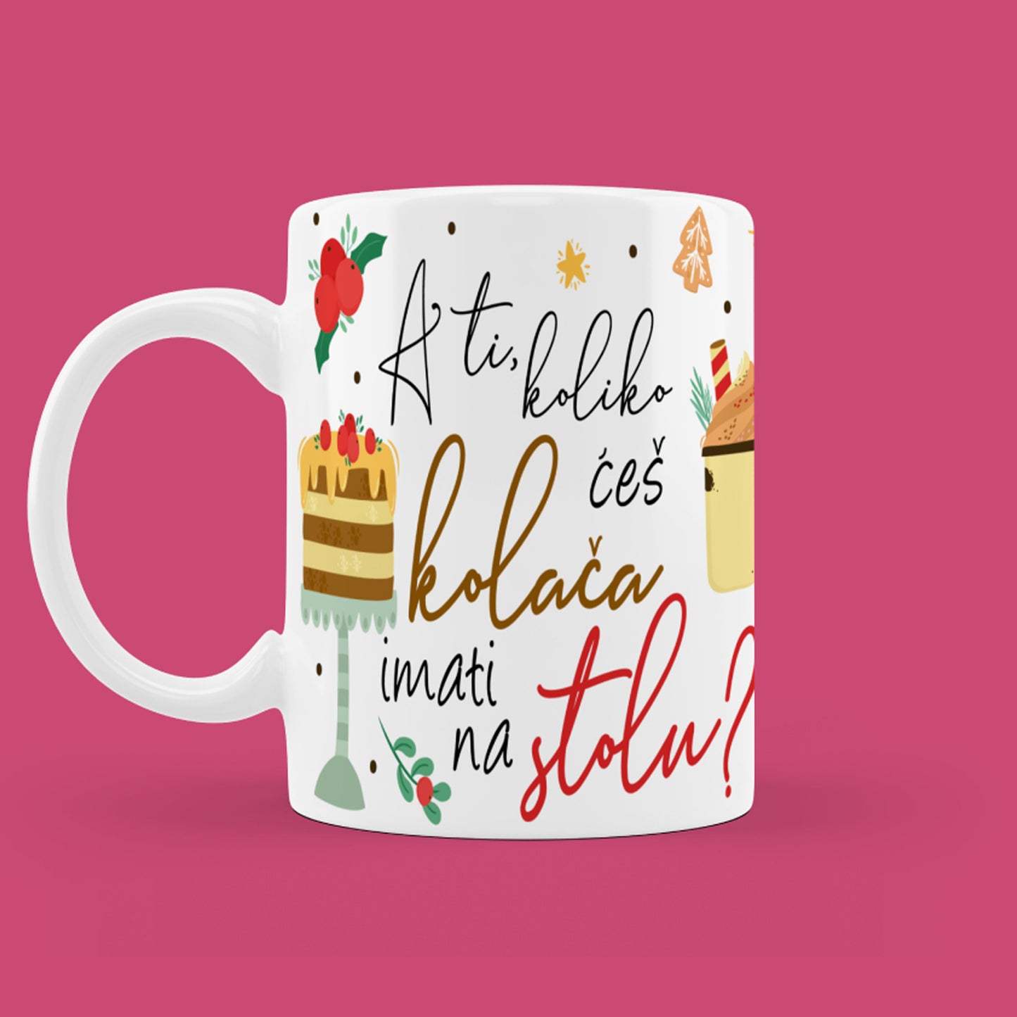 Šalica - Koliko ćeš kolača imati na stolu?