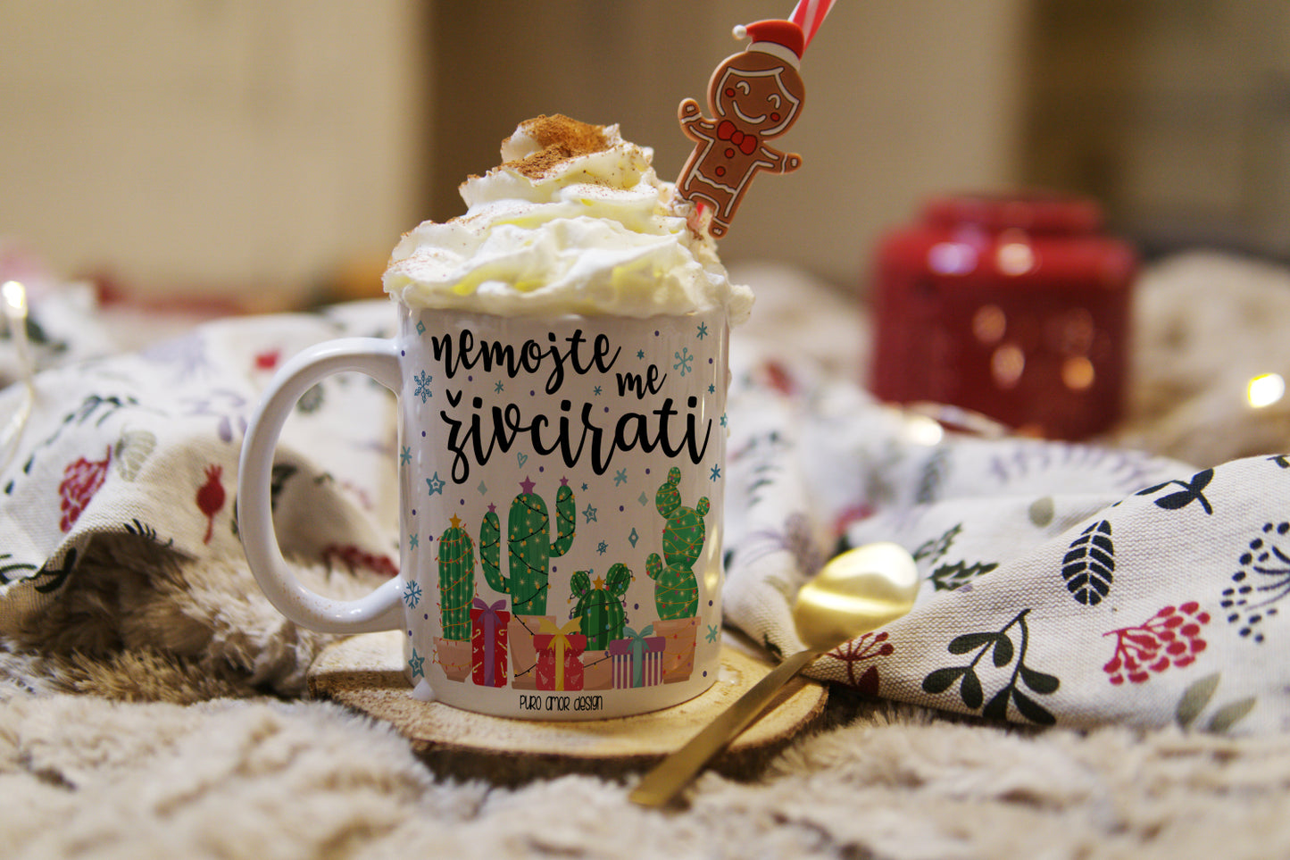 Šalica - Nemojte me živcirati (božićna)