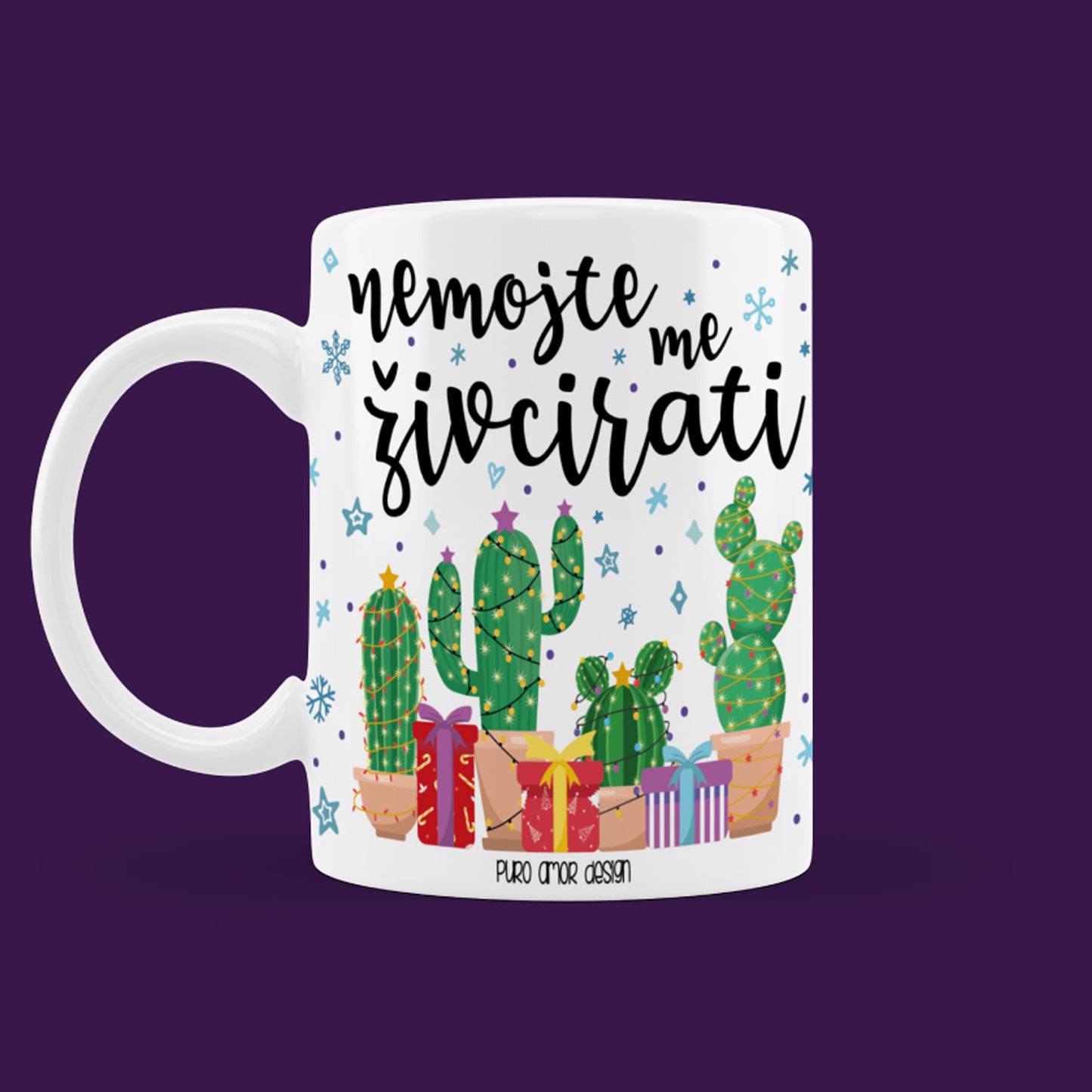 Šalica - Nemojte me živcirati (božićna)