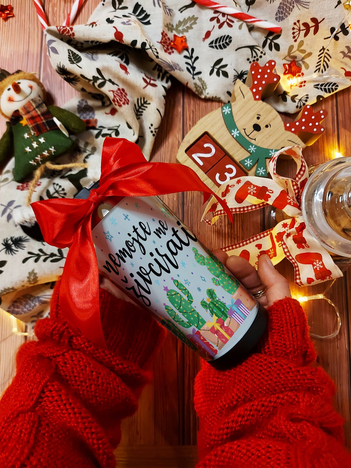 Termosica - Nemojte me živcirati (božićna)