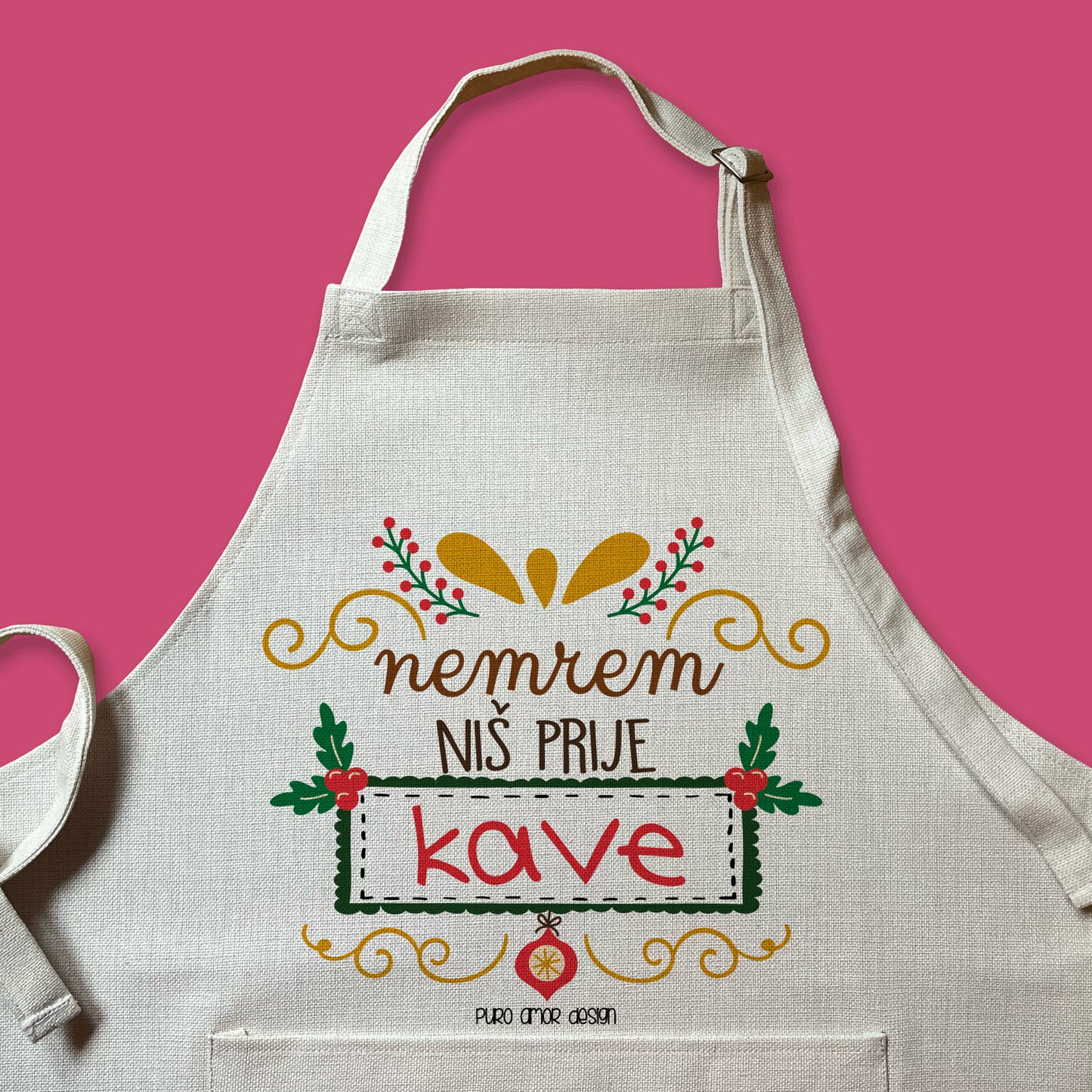 Pregača - Nemrem niš prije kave (božićna)