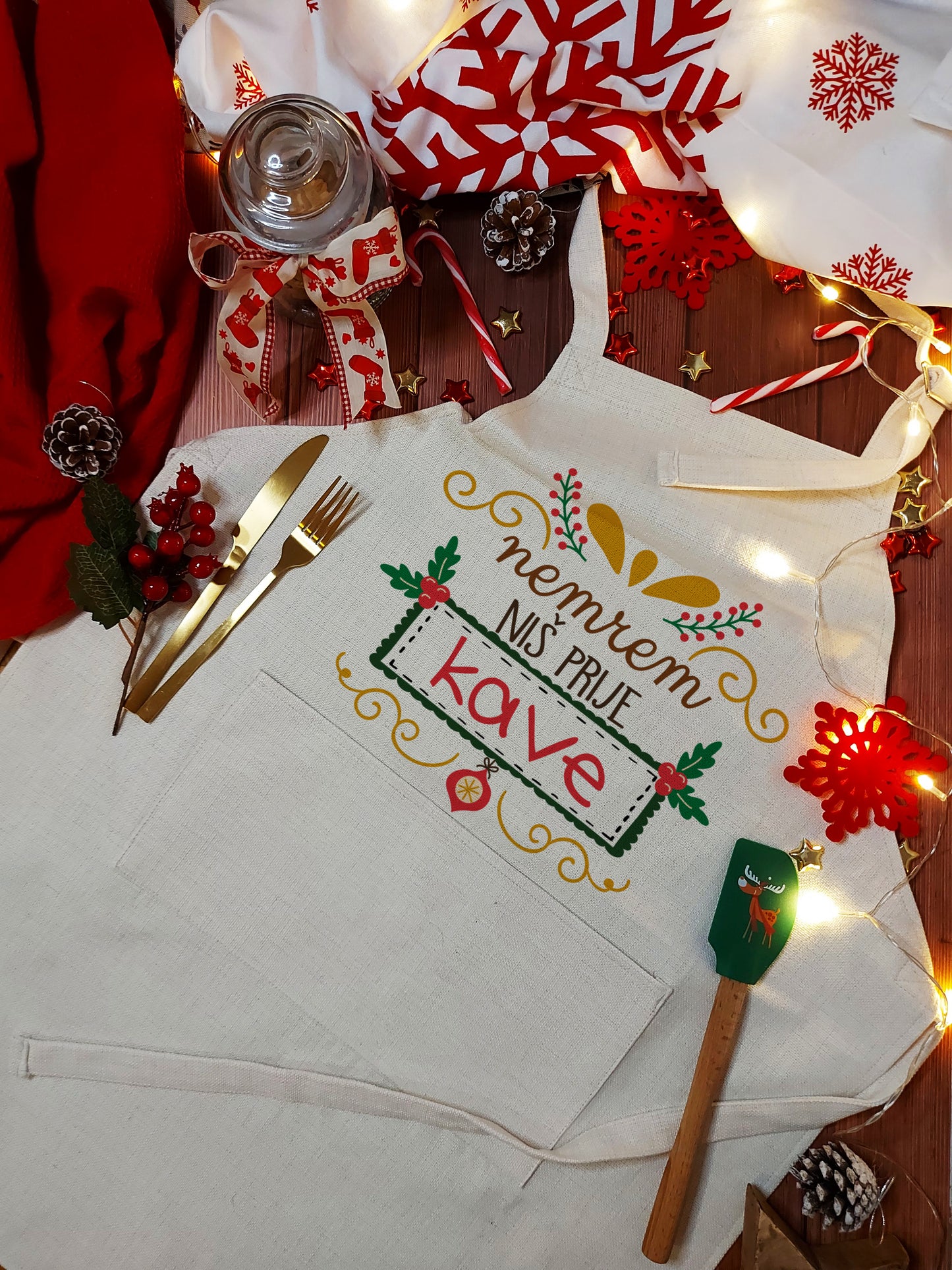 Pregača - Nemrem niš prije kave (božićna)