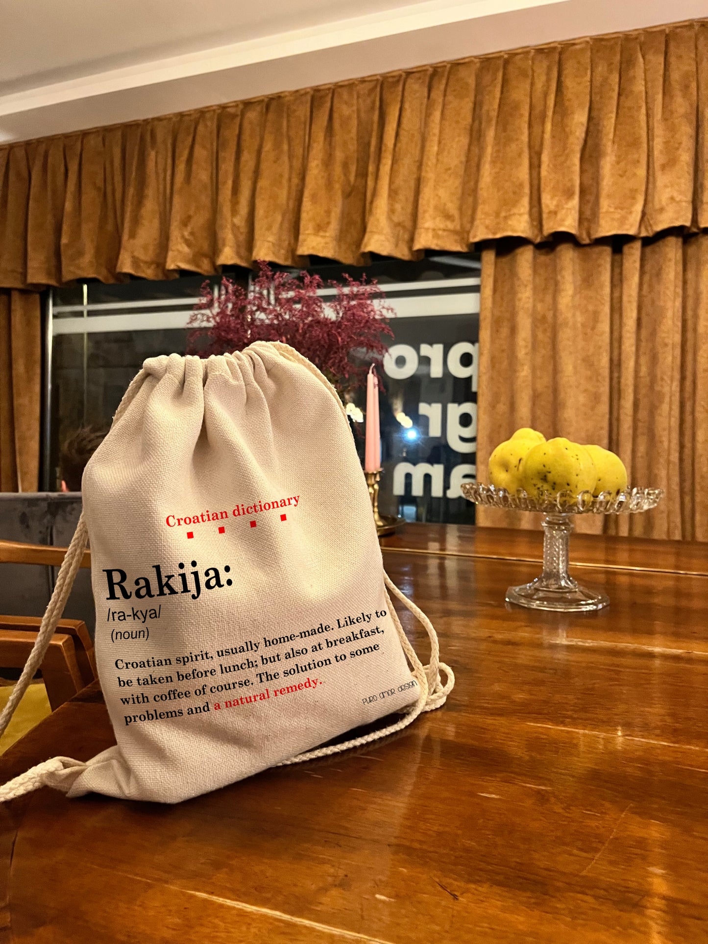 Ruksak - Croatian dictionary - Rakija