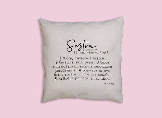 Jastučnica - Sestra (imenica)
